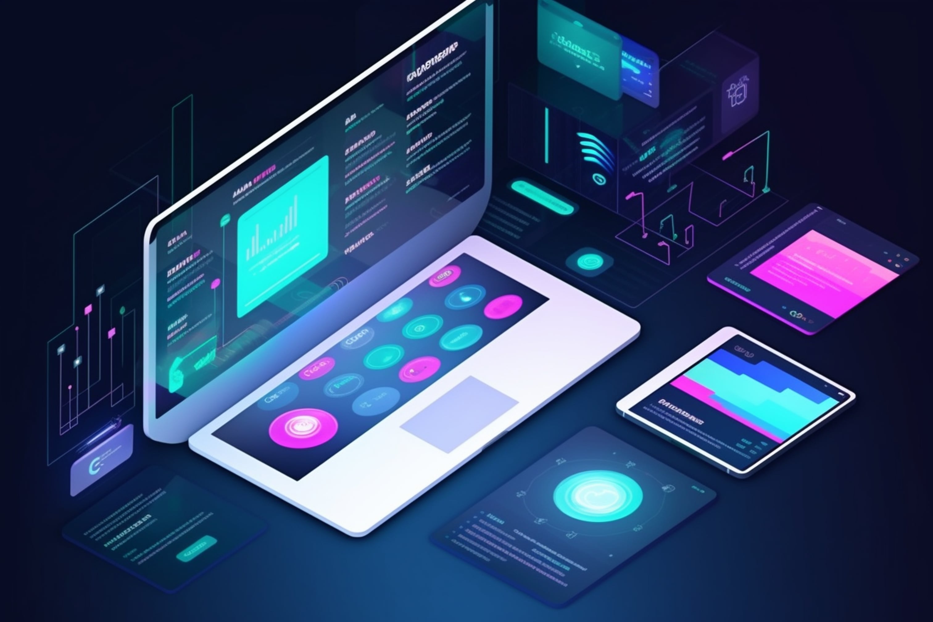 modern-web-design-concept-with-isometric-view